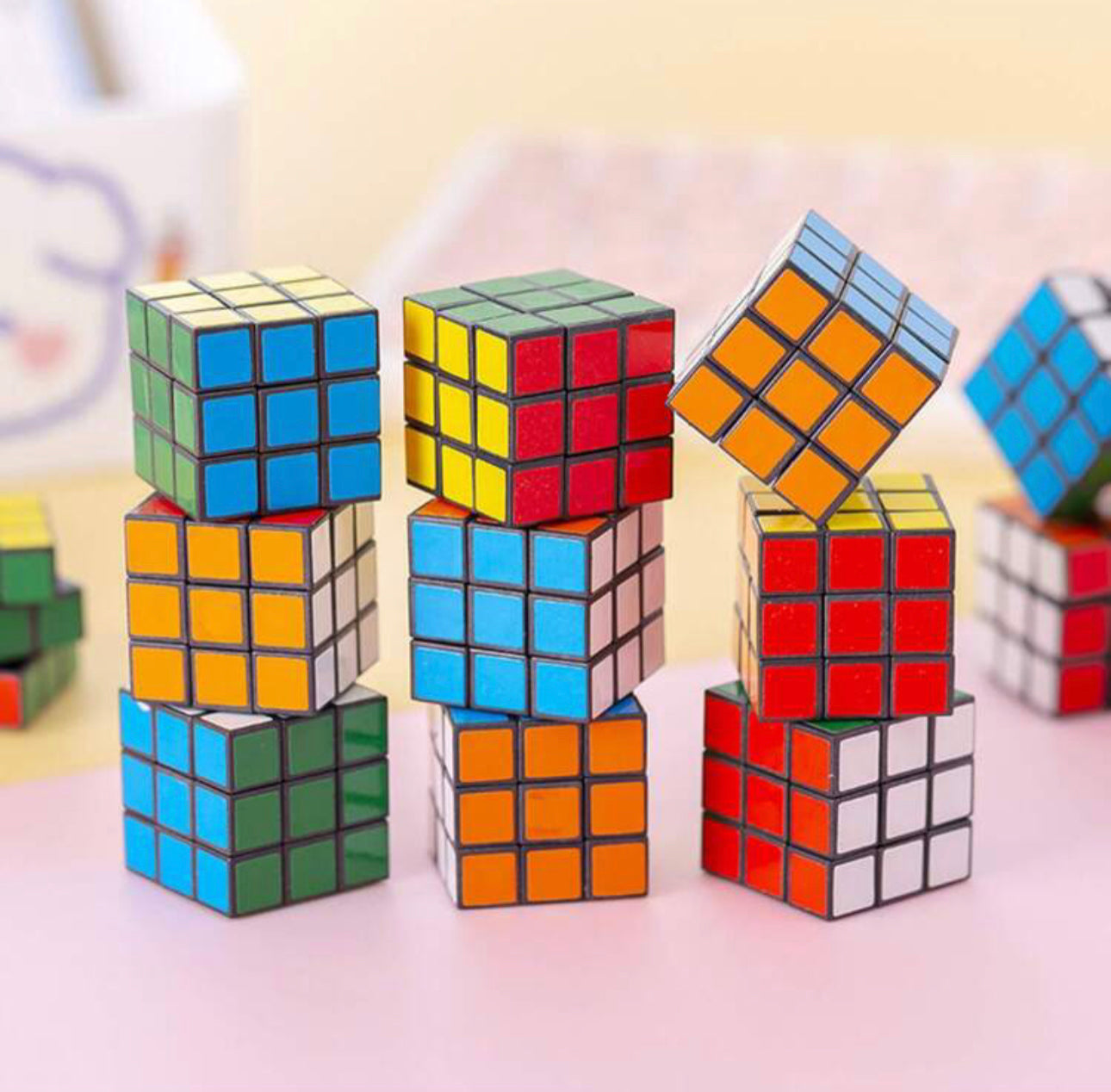 1 cubo mágico 3x3x3 rompecabezas de juguete,